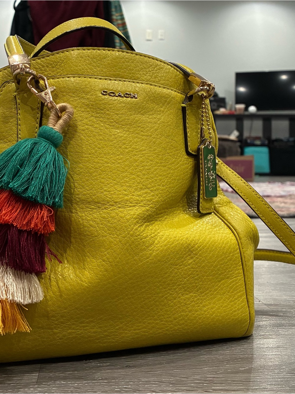 Coach Minetta bag in Acid Green No.K1381-27862